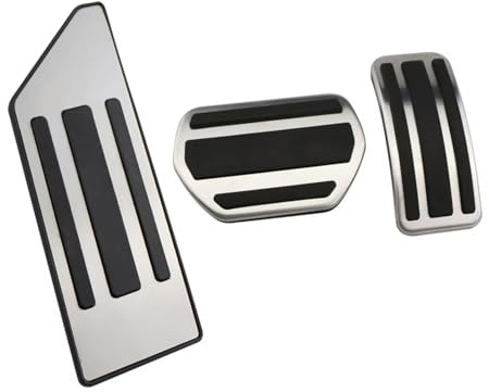 Voiture Pied Repos Pédale Pour Peugeot 207 301 307 208 2008 308 408 Pédales de Voiture Pads Pédale Couvre Accessoires Couvre Pédales(AT with Rest)