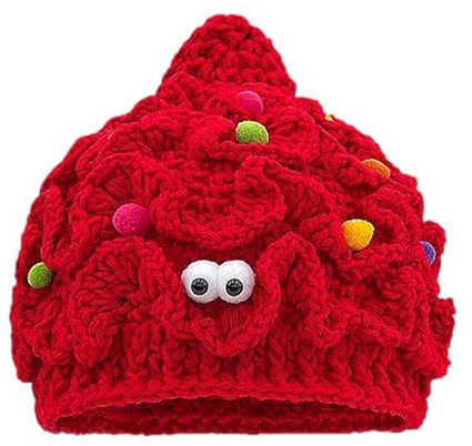 Wdbild Hüte, Mützen & Caps für Herren, Lovely Brains Strickmütze Brainy Hat Weiche Winter-Kopfbedeckung Verstellbare Größe Mützen für Männer Frauen Kinder