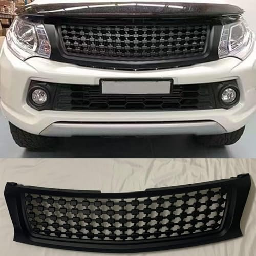 Auto Paraurti Anteriore Frontali Griglia per Mitsubishi Triton L200 2015-2018 Paraurti Anteriore Cappuccio Griglia Radiatori Maglie Renali