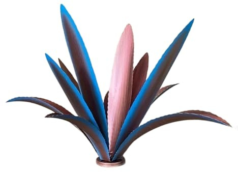 Akfldms 1 Stück Tequila Rustikale Skulptur, DIY Metallagavepflanze, Zufällige Farbe Hausdeko, für Den Innen- und Außenbereich