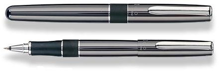 Tombow Havanna GRIGIO 1pièce (S) – Tintenroller (schwarz, 0,7 mm, 1 Stück (S))
