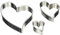 Städter 002128 Keksausstecher-Set Liebe, 3-teilig