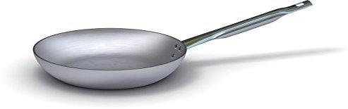 Ballarini 7000.22 Padella Svasata Bassa in Alluminio Crudo, 22 Cm