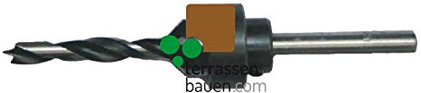 K&R Bohrer mit Senker 6mm für Terrassenschrauben