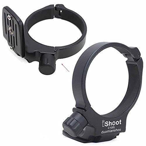 iShoot Métal Objectif Trépied Bague de Fixation Montage Lentille Collier Support Bracket pour Canon EF 100mm f/2.8L is USM Macro Lens