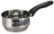 Stainless Steel Induction Milk Pan - 14cm with Pouring Lip Spout - Deep Saucepan