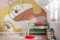 Komar Disney Vlies Fototapete - Winnie Pooh Bee - Größe: 400 x 280 cm (Breite x Höhe) - Bär, Babytapete, Babyzimmer, Kinderzimmer, Tapete - IADX8-049, Bunt