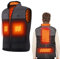 vapesoon Electric Heated Vest with 3 Adjustable Temperature USB Rechargeable Winter Thermal Vest Warm for Outdoor Camping Riding Hiking (Battery Pack Not Included)