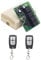 QIACHIP 433MHz RF Funk Fernbedienung Schalter Kabellos 4 Kanäle Relais 12V 24V Empfänger mit 2 Sendern für Motor Garagentor Licht Elektrische Vorhang