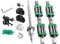 CNCMANS Linearführung Set 2PCS HGR20-300mm Linearführungsschiene mit Gleitblock + SFU1605-300mm Kugelumlaufspindel mit BF12/BK12, Kupplung, Muttergehäuse + Sonstiges Zubehör für 3D Drucker CNC