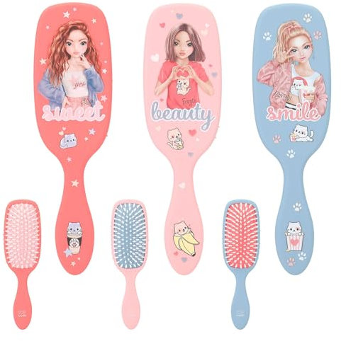 Depesche 12423TOPModel 1 Stück Haarbürste Cutie Stai- Auswahl nach Verfügbarkeit. Geschenke für Mädchen