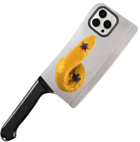 TRADAY 3D Messer Handyhülle für iPhone 13 Pro Max Lustige Hässliche Handyhülle