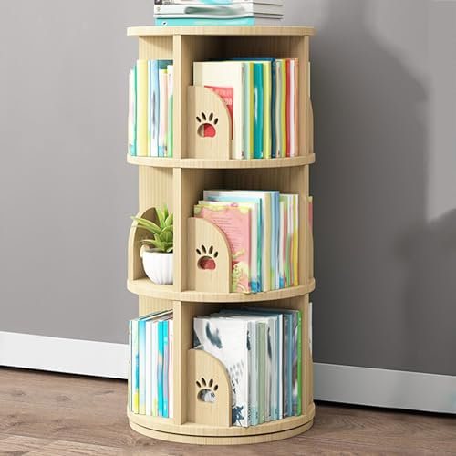 XIAOZHUANGXIONG Estanteria Giratoria 360, Plato Giratorio de Acero Inoxidable Ampliado, Material Grueso, Resistente y Duradero, Fuerte Capacidad de Carga, Mueble de Salón u Oficina (Size : 3 Layer-A)