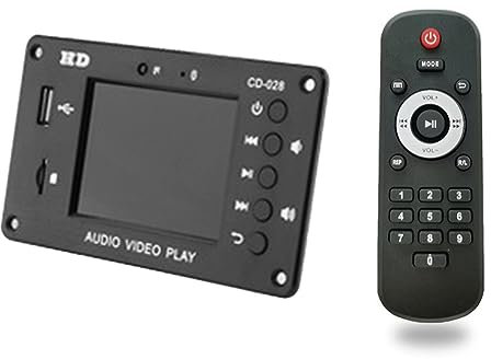 Tragbarer HD-Auto-Verlustfreier Vollformat MP5 Bluetooth 5.0 Kalenderuhr 7,1 cm TFT-Bildschirm FM Audio-Modul