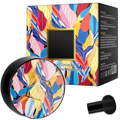 Pilzkopf Luftkissen CC Creme,Foundation,Cover Concealer - Make-up Feuchtigkeitsspendende aufhellende Pigment Liquid Foundation, sogar Hautton,Basis BB,fit me concealer ((natürliche Farbe))