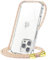 CAROKI Crossbody Case for iPhone 16 Pro,Necklace Mobile Phone Cover with Cord Strap Clear Transparent TPU Soft iPhone 16 Pro Cover Holder with Neck Cord Lanyard Strap-Rainbow