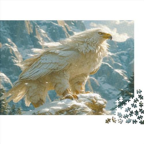 Falcon 1000 Piece Puzzle for Adults 1000 Pieces Puzzle Jigsaw Puzzles Bald Eagle Educational Games Relax Puzzles Games Impossible Puzzles Games Gift 1000pcs (75x50cm)