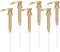 VIDSTW 6 Pièces Pompe Sirop Distributeur Sirop Pompe avec 6 Longue Paille Pompe a Sirop Réutilisable Distributeur Sirop Pompe Doseuse pour Maison, Café, Magasin thé Lait, Restaurant (Or)
