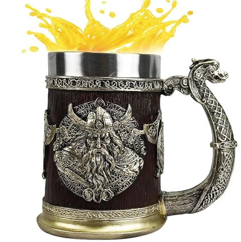 VikingMug, nordischer VikingBeer Krug, VikingWarrior Tasse, Chug Bierkrug