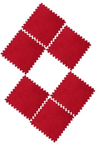 ERINGOGO 6 Teiliges Puzzle Set Bodenmatte Raumdekor Laufgitter Spielmatte Flächenteppich Läufer Küchenmatte Outdoor Teppich Bodenbelag Outdoor Teppiche Gießfliesen Puzzles