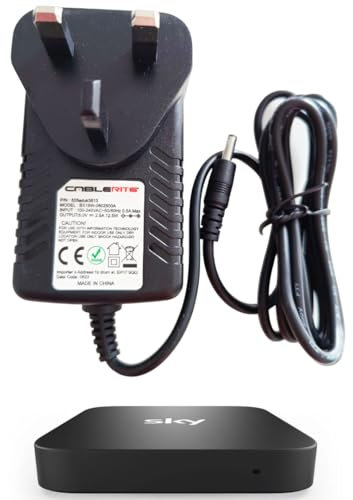Power Adapter for Sky Puck Stream Hub, 5V AC Charger, UK Plug, Black