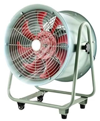 Industrial Fans Heavy Duty with Casters Carbon Steel Copper Motor Industrial Heavy Duty Floor Standing Fan for Garage Warehouse Workshops Factory and Basement