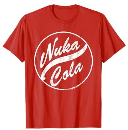 Fallout Video Game Nuka Cola Distressed Round Logo T-Shirt