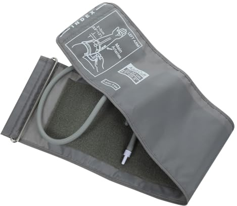 Blutdruckmanschette für Oberarm, Nylon, Leicht, Faltbar, Universell | Präzise Verarbeitung, Einfach zu Befestigen, Kompatibel mit Messgeräten, für Zuhause und Unterwegs