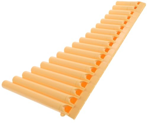 HEMOTON Flûte de Pan Chinoise à Tubes pour Débutants Instrument Folklorique Portable Apprendre la Flûte de Pan Cours de Musique