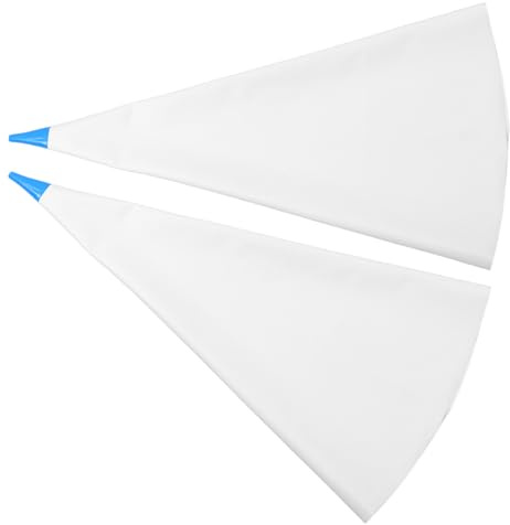 Sosoport Sacchetto per Malta in PVC 2 Pezzi Punta Fine per Stucco Piastrelle e Giunti Sacche da Pasticcere per Muratura Resistenti Kit per Riempimento Cemento in Cucina Bagno e