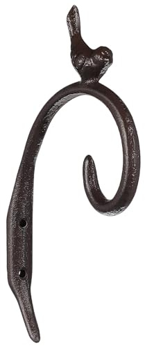 Housoutil Crochet Support Mural Rustique et Lisse Suspendre pour Pot de Fleurs en Fer pour Suspendre Plantes en Intérieur et Extérieur