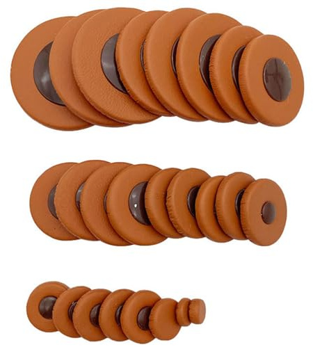 25 Stück Saxophon Pad, Kissen, Schaffell, Schallloch, Resonator Dichtung, Winde, Instrumententeile, Leder