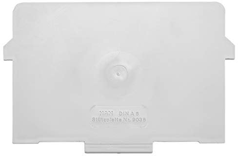 HAN Stützplatte für Karteitrog 856-0, Polystyrol, A6 quer, 5er Packung, 9036-11, lichtgrau