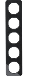 Marco 5E, R.1, cristal negro, brillo