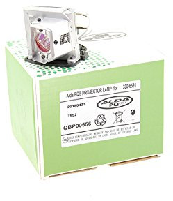 Alda PQ Premium, lampe de projecteur compatible avec les projecteurs DELL 1510X, 1610HD, 1610X, 330-6581, 725-10203, 725-10229, lampe avec boîtier