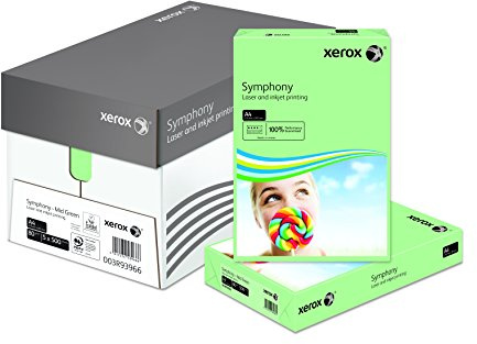 xerox A4 80 GSM Symphony Printer Paper Box - Mid Green