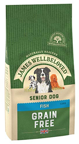 James Wellbeloved Complete Dry Senior Dog Food Fish and Vegetables, 1.5 kg