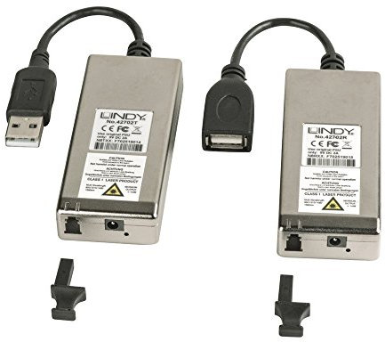Lindy Extender (amplificateur) USB 2.0 sur Fibre Optique 200m
