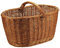 Linea Garden Friend Cesto di Vimini Portalegna, Marrone, ‎65 x 42 x 43 cm; 2 kg