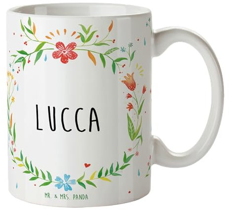 Mr. & Mrs. Panda Tasse Lucca - Geschenk, Kaffeetassen, Kaffeetasse, Teebecher
