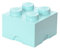 Lego Storage Brick 4 Aqua