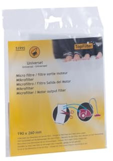 Fackelmann Top Filter Microfiltro di Ricambio per aspirapolvere, tagliabile