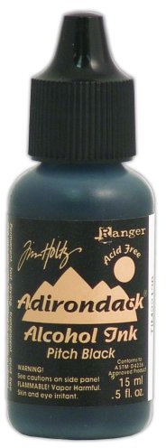 Ranger Tim Holtz Adirondack Alcohol Ink, Pitch Black