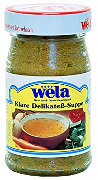 Klare Delikateß-Suppe Classic 1/4 Glas