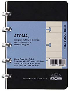 ATOMA Notizbuchsystem - Elegant - A6 - Liniert