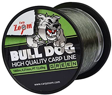 Carp Zoom Bull-Dog Carp Line 0,35 mm 15,45 Kg 1000m Dark Green Schnur