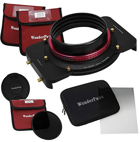 WonderPana 66 FreeArc Essentials ND 0.9HE Kit - Rotating Filter System Holder, Lens Cap, Fotodiox Pro 6.6x8.5 Hard Edge 0.9 Graduated Neutral Density (3-Stop Grad ND) and 145mm ND16 (4-Stop) Filters for the Nikon 14-24mm f/2.8G ED AF-S Nikkor Wide Angle Zoom Lens