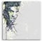 Paul Sinus Art Elvis Presley 60x60cm Keilrahmenbild Kunstbild Aquarell Art Wandbild auf Leinwand fertig gerahmt Original Unikat