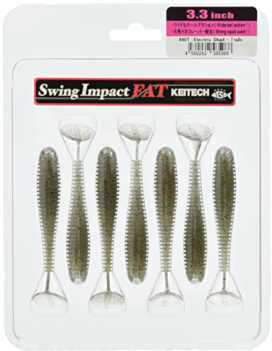 Keitech FS33440 Fat Swing Impact Electric Shad, 8,4 cm