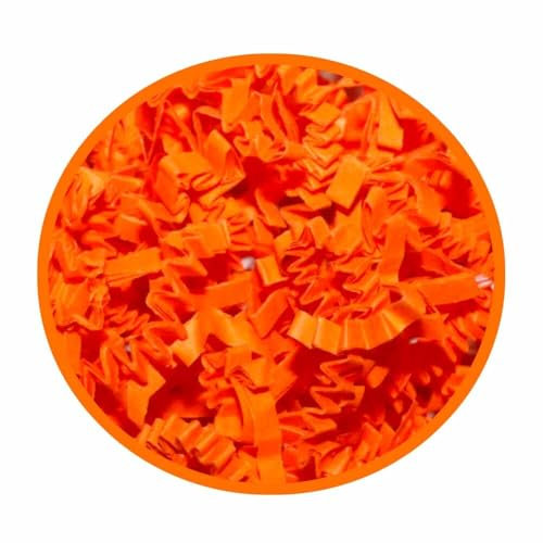 SizzlePak, Orange, 10 kg, Füllmaterial, Polstermaterial, Geschenkverpackung, 1 Karton